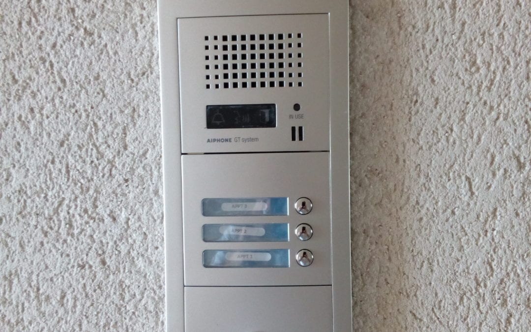 Installation d’un videophone dans une résidence